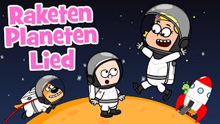 ♪ ♪ Kinderlied Weltraum – Raketen Planeten Lied  Hurra Kinderlieder  Universum [upl. by Chandal]