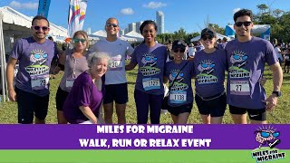 Walk Run or Relax Event to Raise Migraine Awareness  Funding [upl. by Erot6]