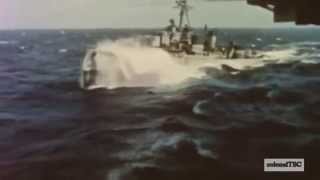 Refueling operation in heavy seas  1962 [upl. by Marna]