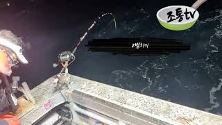 hairtail fishing 갈치낚시 3 유미유미 [upl. by Caassi]