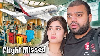 Flight Miss Ho Gai 😭  Apne Mulk Wapis Nahi Ja Sakte 😱 [upl. by Nnylacissej372]