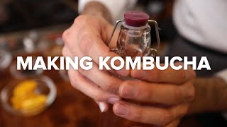 How to make Kombucha at home with Chef Cosmo [upl. by Eriam]