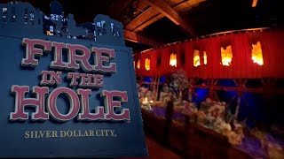 Fire In The Hole Dark Ride  Roller Coaster POV  Silver Dollar City 2024 [upl. by Cassady636]