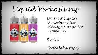 Liquid Test  Dr Frost Liquids  Frische Sommerliquids [upl. by Rogerio417]