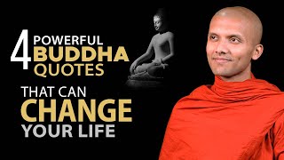 4 Powerful Buddha Quotes That Can Change Your Life  Buddhism In English [upl. by Annaiuq]