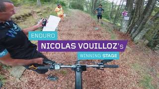 WESItaly  Nicolas Vouilloz’ Lapierre eTeam Bike MTB Team  POV on SP2 [upl. by Ecilegna]