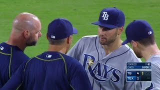 TBTEX Kiermaier exits with left calf contusion [upl. by Llertac]