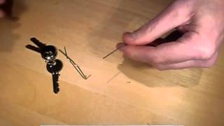 Picking a cheap traditional Yale type knockoff lock [upl. by Teyut]