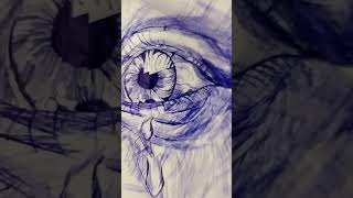 pen sketch drawing eye [upl. by Wendolyn672]