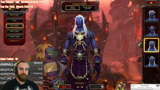 Bajheera  I CANT BELIEVE I GOT THIS NAME Nightborne Character Creation  WoW Battle for Azeroth [upl. by Einnus]