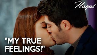 Heartstealing kiss from Murat  Hayat  English Subtitle [upl. by Tanitansy]