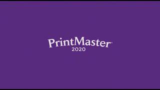 PrintMaster 2020 Tutorials  Print a Card [upl. by Ennaul]