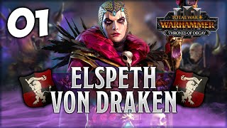 THE DARK LADY OF NULN RISES Total War Warhammer 3  Elspeth Von Draken IE Campaign 1 [upl. by Nesto371]