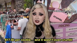 The Unhinged Crumbl Cookie PopUp Situation [upl. by Aneeg]