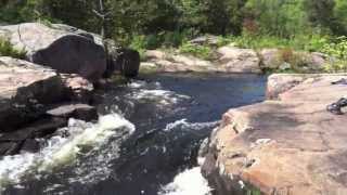 High Falls Hike  Eels Creek near Petrogplyphs Provincial Park [upl. by Eninnaj]