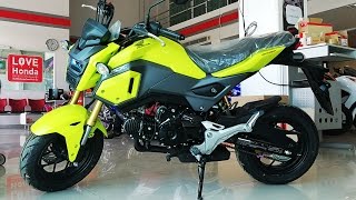 Honda MSX 125 SF 2017 สีเหลืองเทา [upl. by Tuddor]