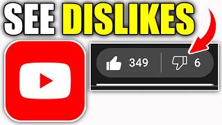 How To See Dislikes On Youtube  Easy Guide [upl. by Rede113]