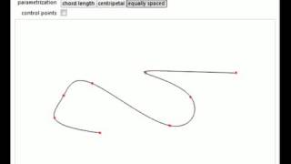 Global BSpline Curve Interpolation [upl. by Winnifred]