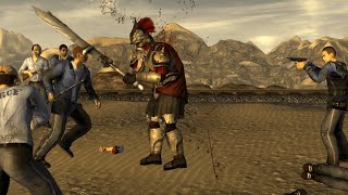 Lanius Vs Powder Gangers  How Many Powder Gangers To Kill Lanius  Fallout New Vegas NPC Battles [upl. by Eillo]