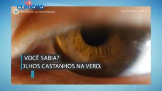 Você sabia que os olhos castanhos são na verdade azuis [upl. by Ttennaej140]