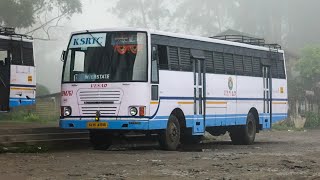 Tailing kerala ksrtc venad Malabar interstate bus in narrow kerala roads [upl. by Floro]