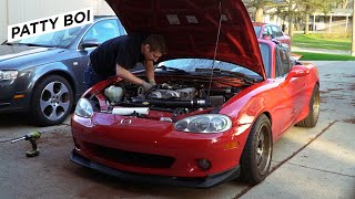 FlowForce 640CC Injectors  Start of NB Miata Turbo Build [upl. by Zonda]