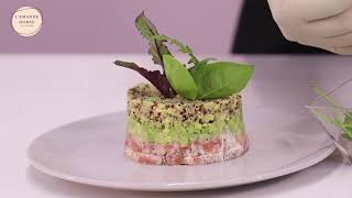 Salade tartare saumon  avocat  quinoa [upl. by Gorrono104]