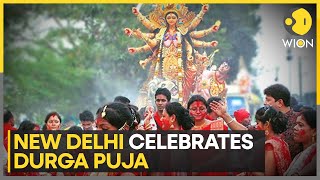 Iconic Durga Puja Pandals In New Delhis CR Park  India News  WION [upl. by Owen]