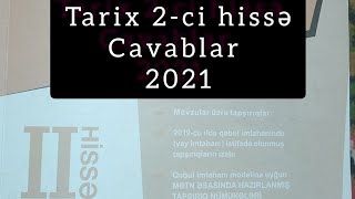 Tarix 2ci hissə test toplusu cavabları  2021 [upl. by Gleason]