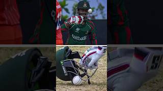 Tanzid Hasan helmet incident T20 World Cup 2024  Bangladesh Vs Netherlands मैच हाइलाइट shorts [upl. by Nitsugua]