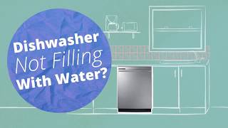 What To Do If Your Dishwasher Isn’t Filling With Water [upl. by Alodie]