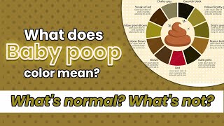 What does baby poop color mean Whats normal Whats Not [upl. by Ormsby762]