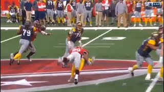 Mike Bercovici Takes Huge Hit From Shaan Washington  AAF Highlights [upl. by Elletnuahs]