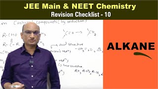 Hydrocarbons  Alkane  Revision Checklist 10 for JEE amp NEET Chemistry [upl. by Naujled205]