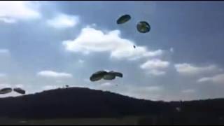 Humvees failed airdrop [upl. by Nesbitt]