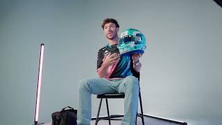 PIERRE GASLY REVEALS HIS 2024 RACE HELMET [upl. by Otrebide]