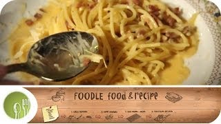 Perfekte Spaghetti Carbonara von Profikoch Fabio I Foodle  Food amp Recipe [upl. by Deppy]