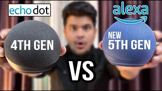 Echo Dot 5th Gen Unboxing and Review  Comparison Between Echo Dot 5th Gen And Echo Dot 4th Gen [upl. by Ettezel118]