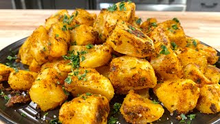 SUPER CRISPY Baked Potatoes  Roasted Potatoes In The Oven Recipe [upl. by Frohman]