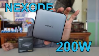 UGREEN Nexode 200W Review  Charge Up To 6 Devices At Max Speed [upl. by Thornburg]