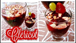 DELICIOSO CLERICOT DE VINO 🍷 TINTO MUY FACIL y RÁPIDO BEBIDA [upl. by Packer]