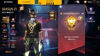 NEW SEASON CSR  999⭐PUSH TO TOP 1 GRANDMASTER NON STOP PUSHING rankpush freefirelive [upl. by Hsetirp]