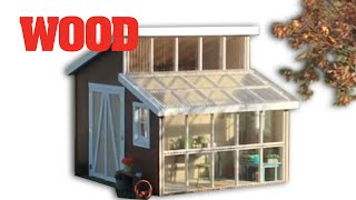 Potting Shed construction time lapse  WOOD magazine [upl. by Powers]