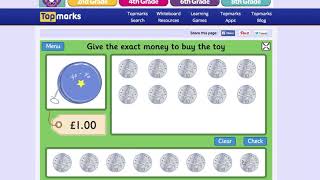 Toy Shop Money Game  Pay the Correct Amount Using One type of Coin [upl. by Oderfodog472]