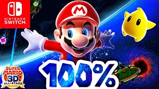 Super Mario Galaxy 3D AllStars Switch  100 Longplay Full Game Walkthrough No Commentary Gameplay [upl. by Nnaacissej]