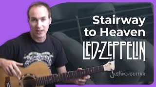 How to play Stairway To Heaven 6of6  JustinGuitar Original Lessons [upl. by Nydia]