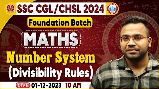 SSC CGL amp CHSL 2024 CHSL Maths Demo 1 Number System SSC Foundation Batch Maths By Neeraj Sir [upl. by Snoddy171]