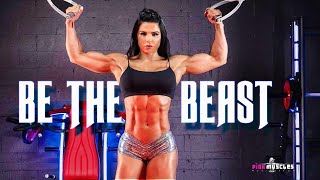 BE THE BEAST 🔥 Eva Andressa  Female Fitness Motivation [upl. by Atteyram]