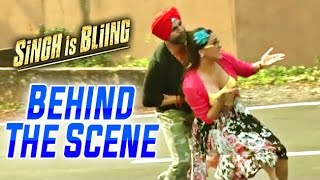 Singh Is Bliing  Behind The Scenes  Akshay Kumar amp Lara Dutta  Funny Road Scene [upl. by Bernarr]