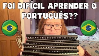 gringa conta  FOI DIFÍCIL APRENDER O PORTUGUÊS [upl. by Jonis]